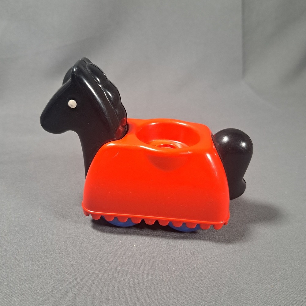 VTG Little Tikes Wee Waffle Castle Horse Toy Vehicle Retro Replacement Toddler